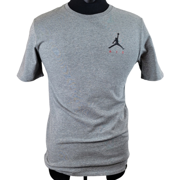 NIKE JORDAN AIR JUMPMAN Tee Shirt Grey Sports Size Medium - Picture 1 of 7